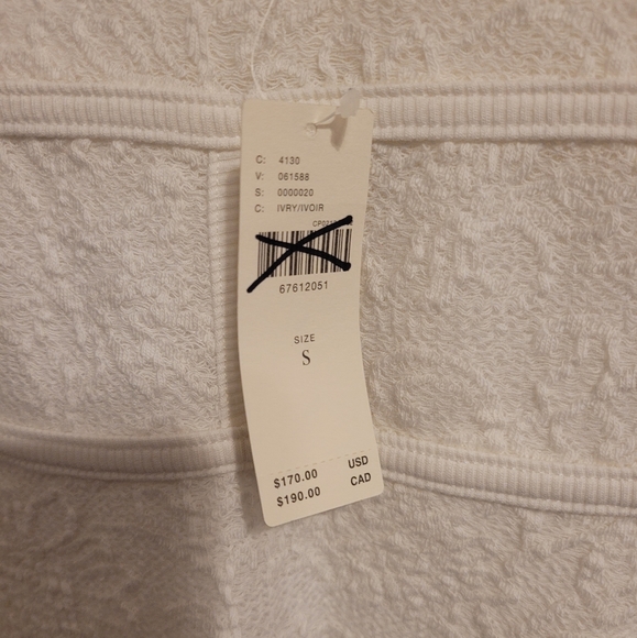 NWT Anthropologie Textured Knit Midi Dress Ivory Sleeveless Strappy - Picture 4 of 6